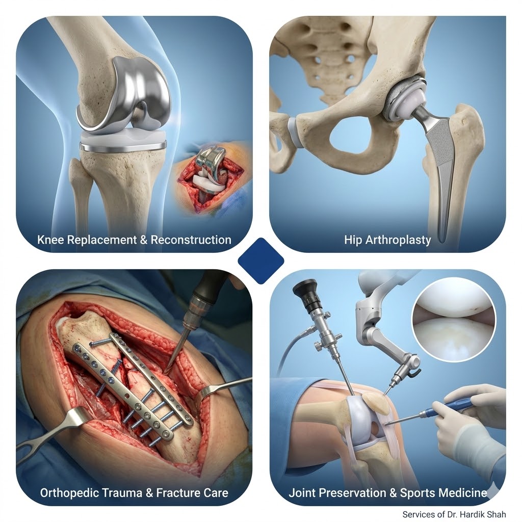 Dr Hardik Shah orthopedic surgeon Ahmedabad