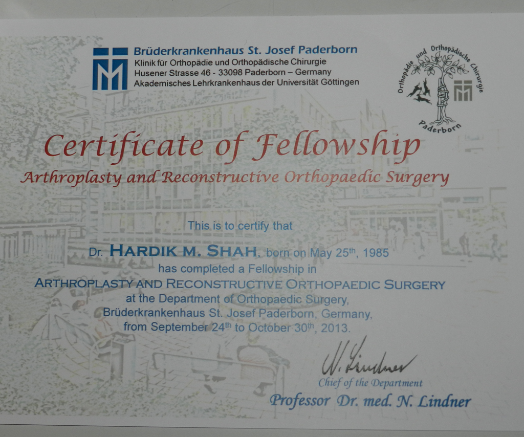 Professional certifications